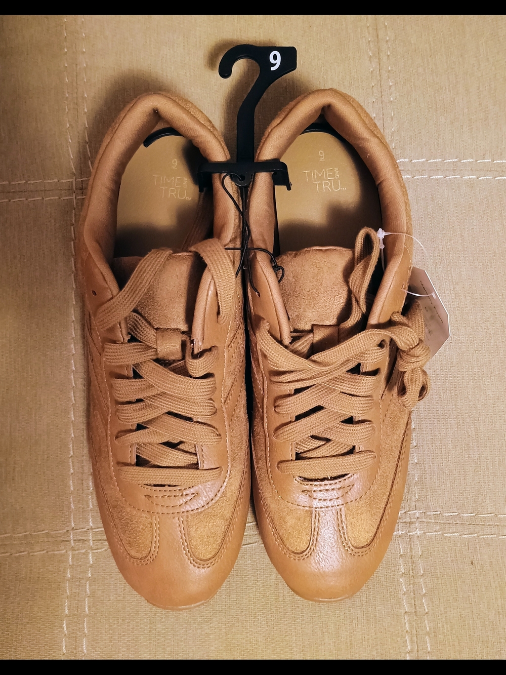 NWT Time and Tru Women's Tan Casual Sneakers - Sizes 8 & 9